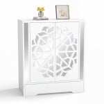 Mirrored Shoe Cabinet