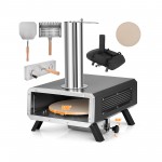 with 12 Inch Round Rotatable Pizza Stone