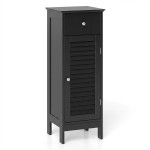 Narrow Cabinet with Drawer
