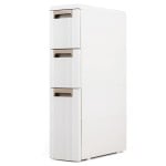 3/4-Drawer Narrow Storage Cabinet