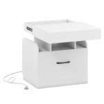 Nightstand with Charging Station
