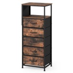 with 5 Fabric Drawers