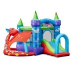 Dragon Jumping Slide Bouncer Castle with 740W Blower
