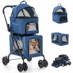 2 Carriers / Detachable & Foldable / Side Pocket