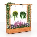 Double Planters 77 x 17 x 72 Inch