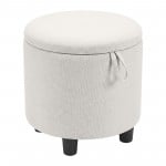 Round Storage Ottoman