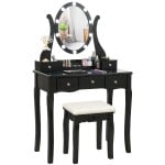 10 Dimmable Lights Vanity Table Set