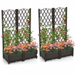 Set of 2 Double planting boxes-Style 1