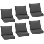 Seat & Back Cushion Set(Set of 6)