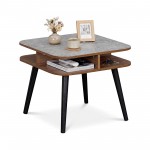 Faux Marble End Table