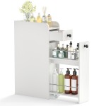 Slim Organizer with Drawer on Casters
