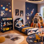 Space Astronaut Theme Kids Furniture Set