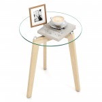 Tempered Glass End Table