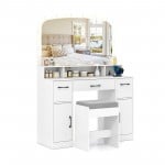 with Stool 3-Color Lights and Charging Station