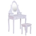 Wooden Vanity Set