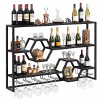 47" Wall Mounted Wine Rack