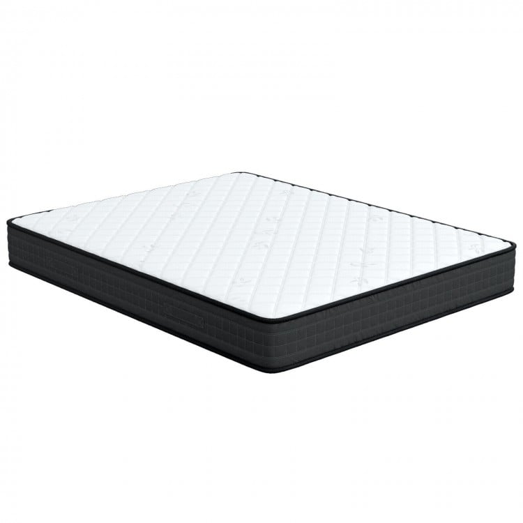 Queen size 8-inch breathable memory foam mattress with soft and high-density foam layers for pressure relief and.
