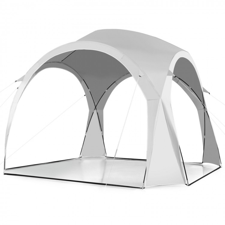 Portable 11 x 11 inch beach sun shade shelter with a spacious design, offering UPF 50+ protection and 360° airflow for.