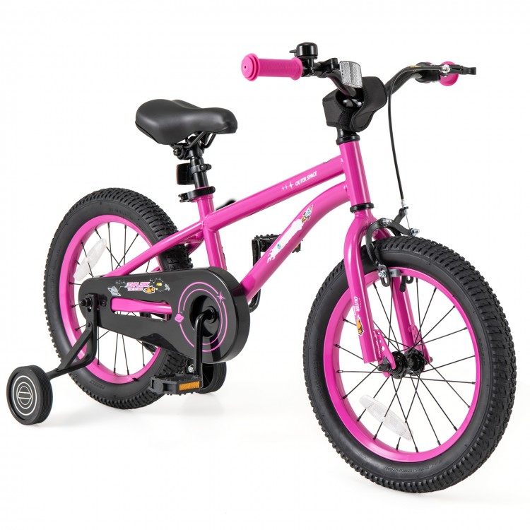 16-Inch Kids Bike for 4-7 Years Old Adjustable with Removable Training Wheels - Gallery View 1 of 10