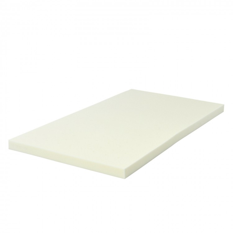 3-inch twin size mattress topper made of breathable air cotton for optimal comfort and pressure relief during sleep.