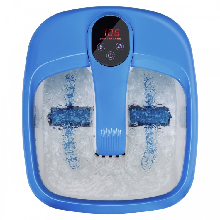 Folding Foot Massager with Digital Adjustable Temperature Control-BlueCostway Gallery View 1 of 12