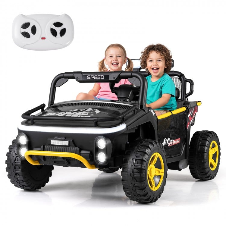 24V Ride on UTV for Kids 2 Seater Ride on Truck Car with Horn Music Story - Gallery View 3 of 11