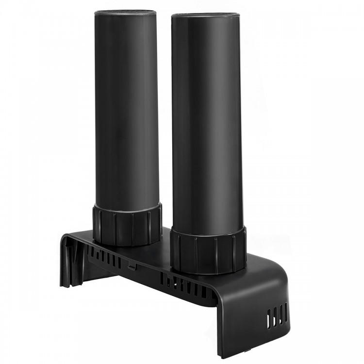 Electric shoe dryer with two removable tubes for quick drying of boots and gloves, ideal for all footwear materials.