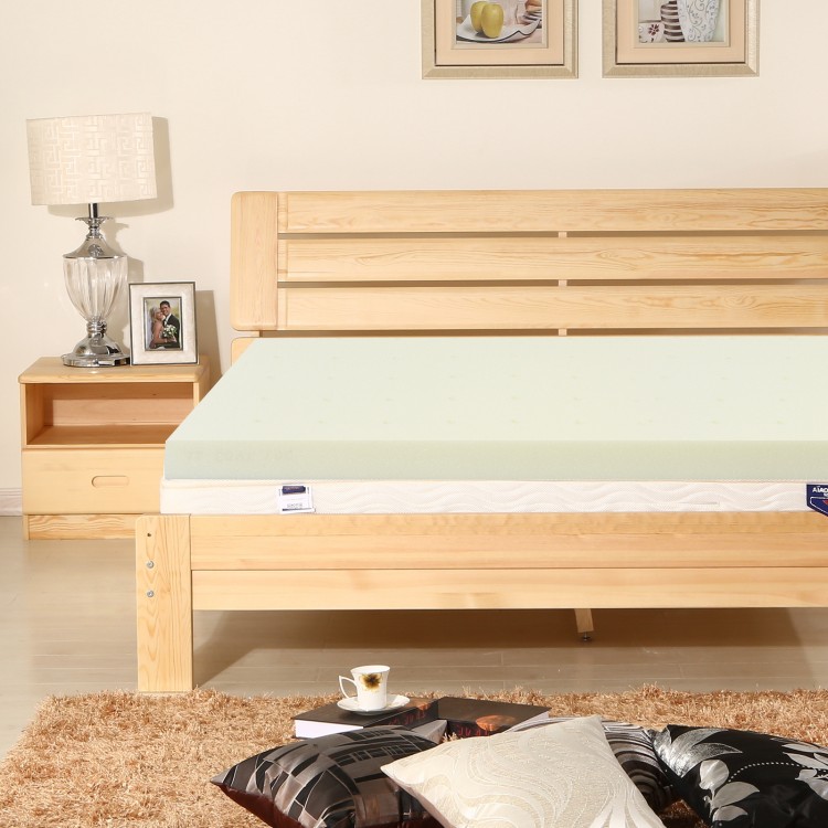 Twin size 3-inch bed mattress topper made of breathable air cotton, designed for optimal comfort and pressure relief.