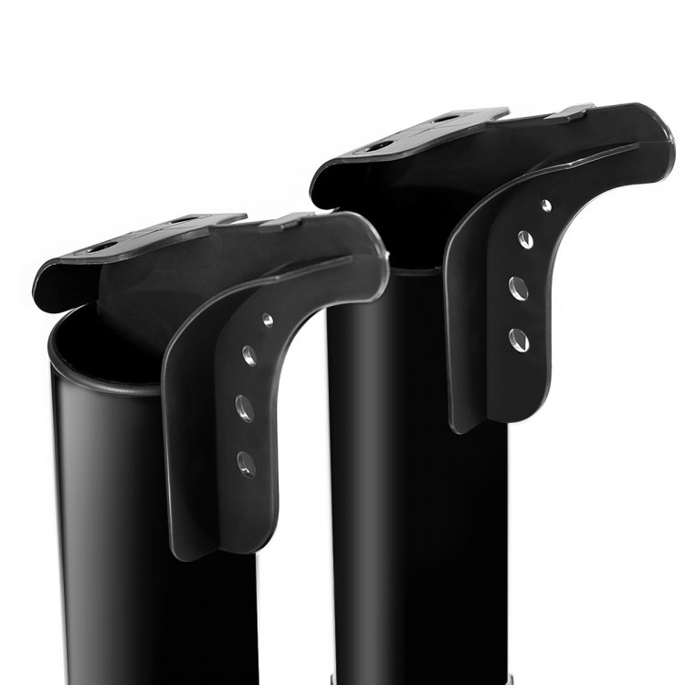Electric shoe dryer drying tubes with black finish, designed for quick and quiet drying of boots and gloves.