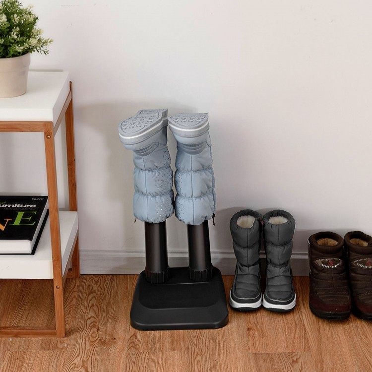 Electric Shoe Dryer Mighty Boot Warmer positioned on a flat surface, ideal for drying wet boots and gloves quickly and.