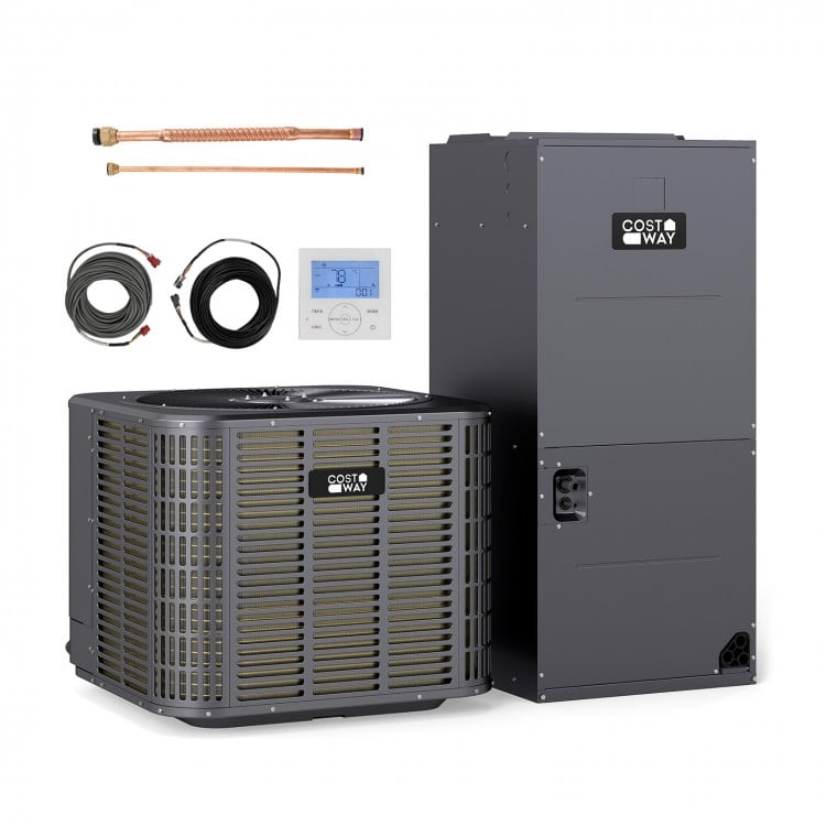 3 Ton 19 SEER2 High-Performance Heat Pump System with indoor and outdoor units, ideal for residential and commercial.