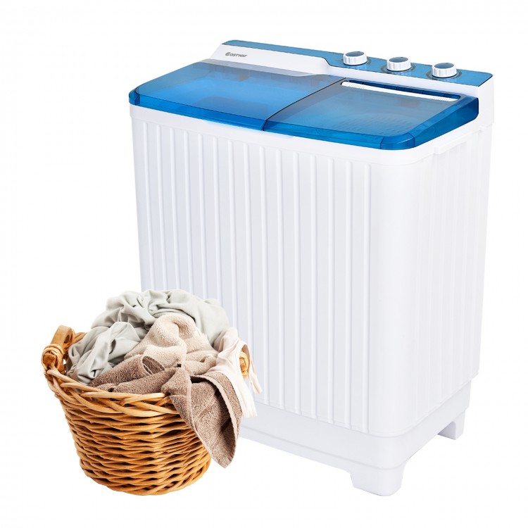 Portable Washing Machine 20lbs Washer and 8.5lbs Spinner with 