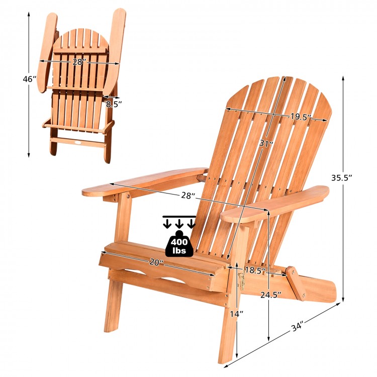 Eucalyptus foldable outdoor lounger chair with ergonomic design, wide backrest, and dimensions for optimal comfort.