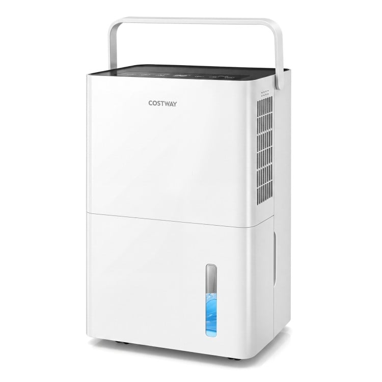 6000 Sq.Ft 120 Pint Compressor Dehumidifier with Drain Hose Smart Humidity Control for Bedroom - Gallery View 1 of 1