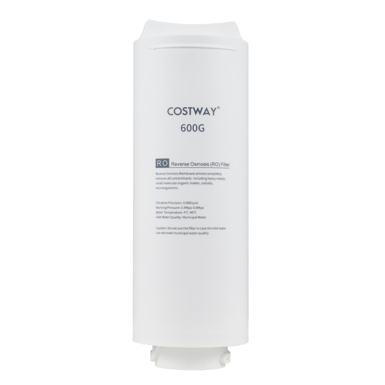 600 GPD replacement RO filter with BPA-free housing for AW-RB20/AW-RB05 under-sink systems, removes 99% of contaminants.