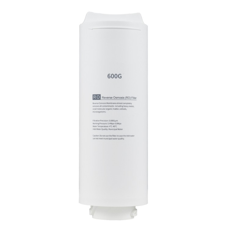 600 GPD replacement RO filter for AW-RB20/AW-RB05 systems, highlighting the anti-scale layer for improved impurity.