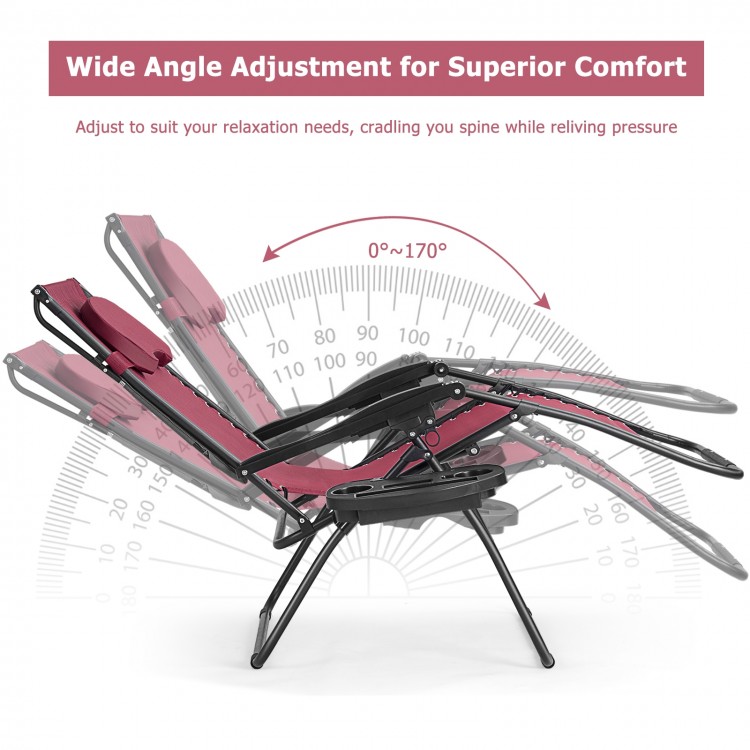 Folding recliner lounge chair with adjustable back, shade canopy, and cup holder for outdoor relaxation and comfort.