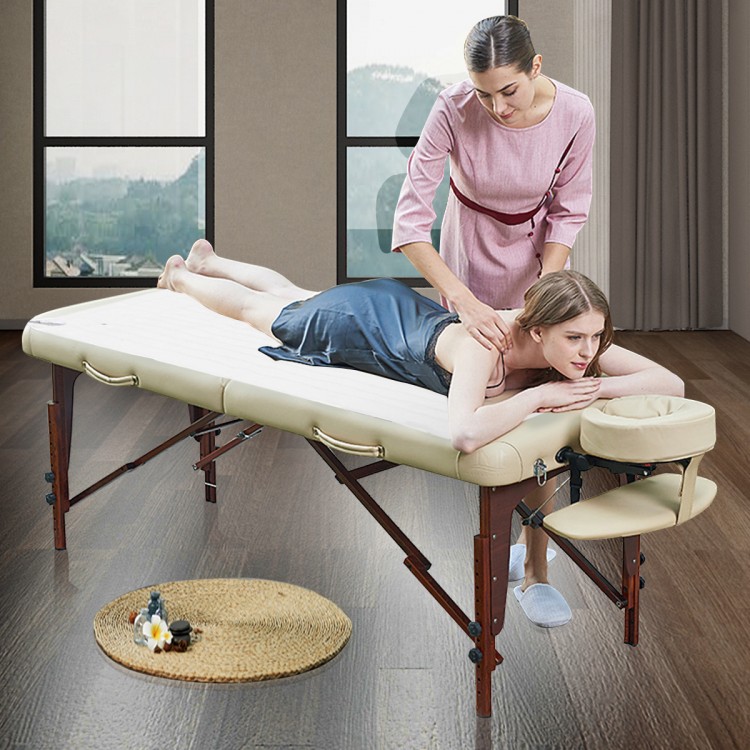 Massage table warmer with 5 heat settings, featuring a lightweight design and auto-off safety for full-sized tables.