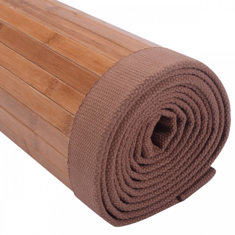 5' x 8' Bamboo Area Rug Floor Carpet - Gallery View 7 of 8