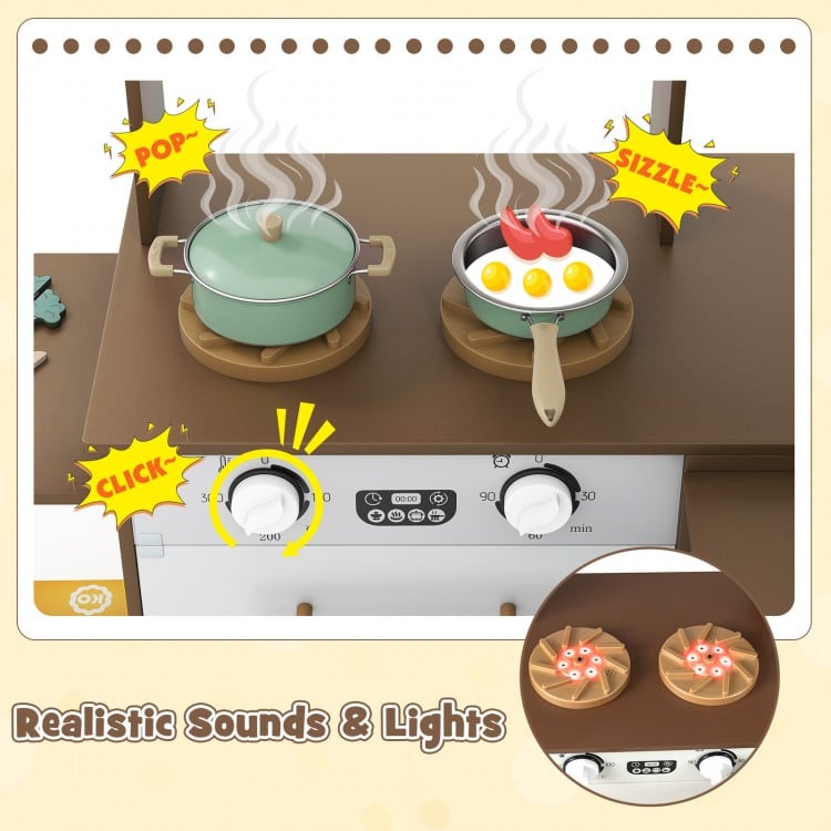 Corner Kitchen with Lights and Sounds for Kids Ages 3+ - Gallery View 6 of 11