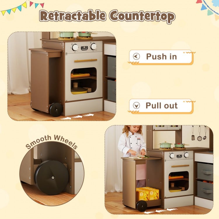 Corner Kitchen with Lights and Sounds for Kids Ages 3+ - Gallery View 7 of 11