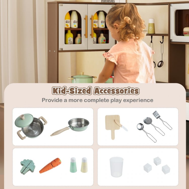 Corner Kitchen with Lights and Sounds for Kids Ages 3+ - Gallery View 9 of 11