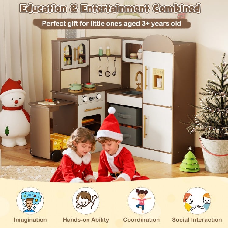 Corner Kitchen with Lights and Sounds for Kids Ages 3+ - Gallery View 10 of 11