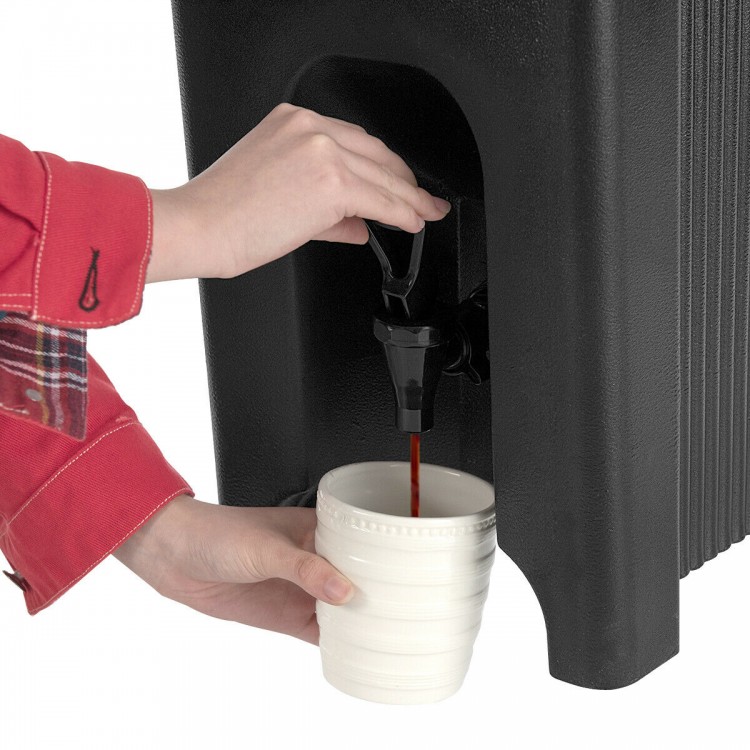 5-gallon insulated beverage server dispenser with spring faucet, ideal for parties and gatherings, ensuring optimal.