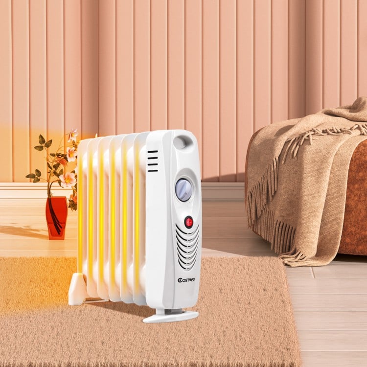 700 W Portable Mini Electric Oil-Filled Radiator Heater - Gallery View 1 of 8