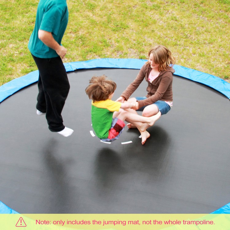 High-elastic PP replacement jumping mat for 12 ft trampoline, featuring durable material and upgraded stitching for.
