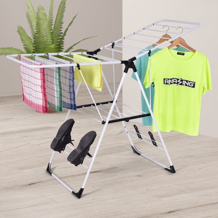 Portable Storage Drying Rack Laundry Clothes - Gallery View 1 of 13