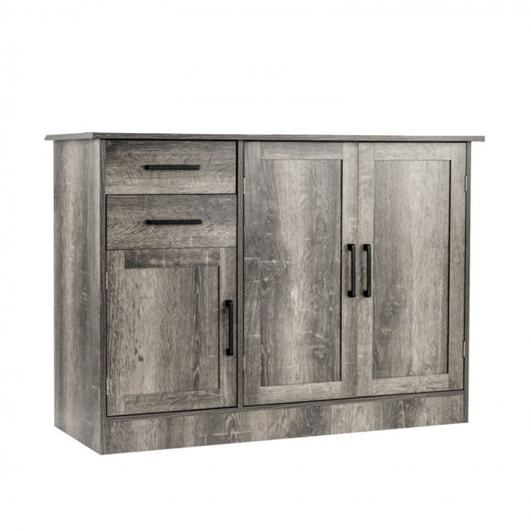 Buffet Server Storage Cabinet with 2 Drawers and 2 Door Cabinet - Gallery View 1 of 13