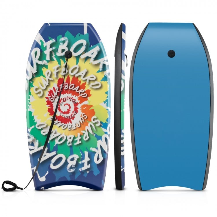 33/37/41 Inches Lightweight Body Board Boogie Board with EPS Core XPE Deck HDPE Bottom Multicolor4 - Gallery View 1 of 9