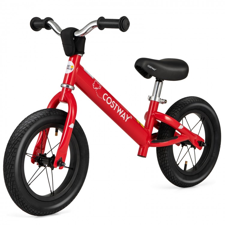 12 Inch Toddler Balance Bike with Height Adjustable Handlebar and Seat - Gallery View 1 of 11